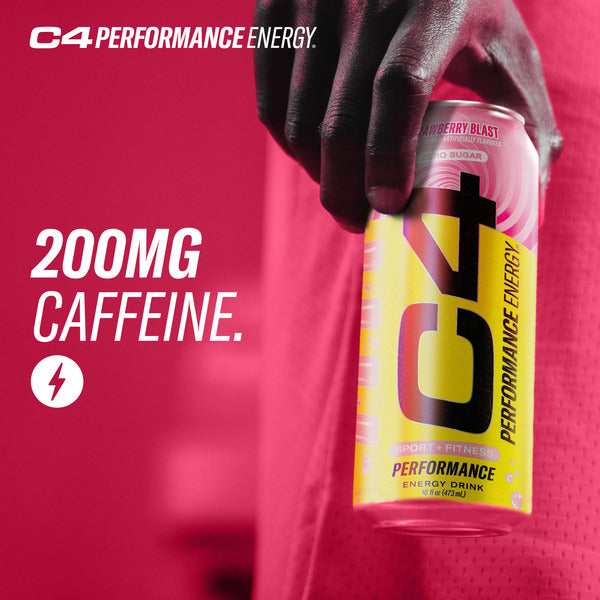 C4 Energy X Starburst, Strawberry, Single Can Energy Drink
