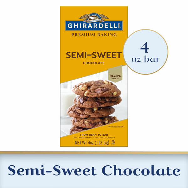 Ghirardelli Premium Semi-Sweet Chocolate Baking Bar