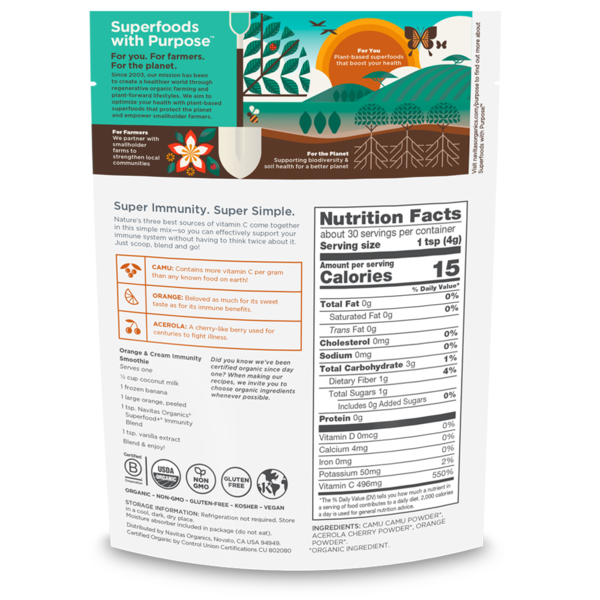 Navitas Organics Superfood+ Immunity Blend
