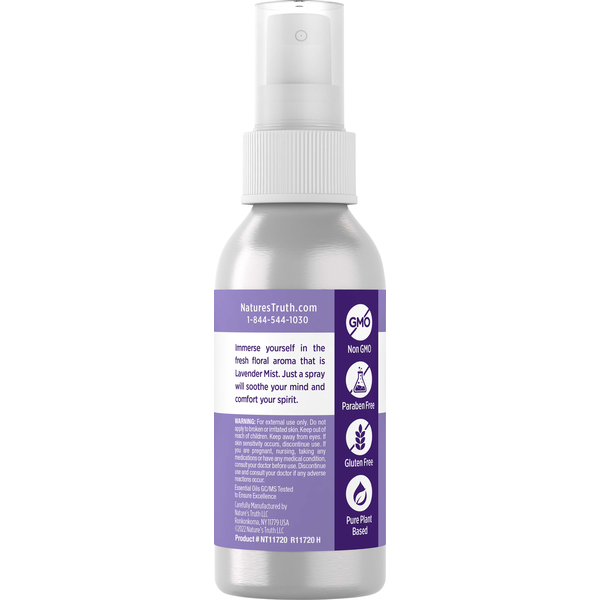 Nature's Truth Lavender Essential Oil Mist Spray