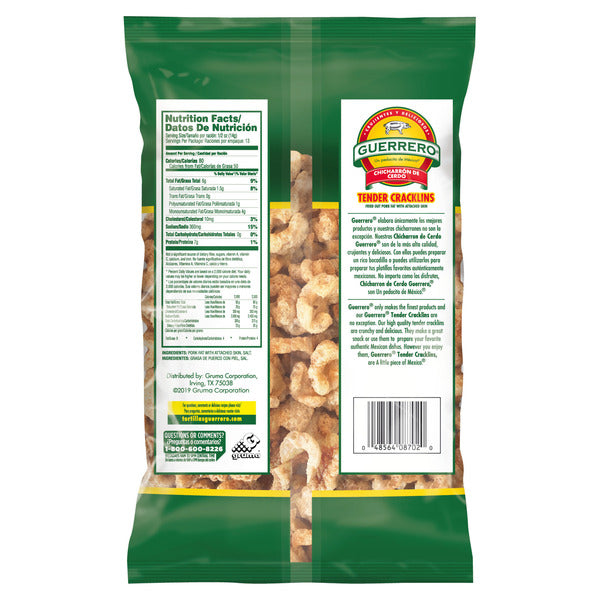 Guerrero Tender Cracklins, 6.5 Ounce Bag