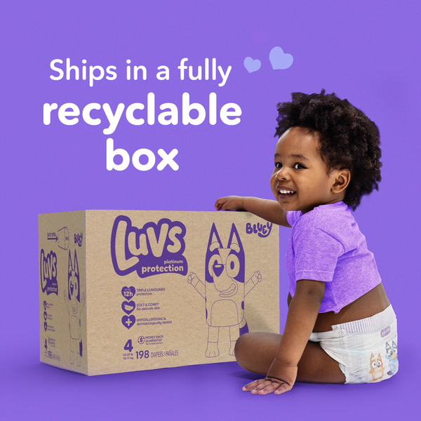 Luvs Platinum Protection Baby Diapers, Size 5