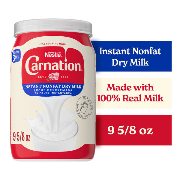 Carnation Instant Non-Fat Dry Milk Vitamin D Added Cooking Milk Shelf Milk