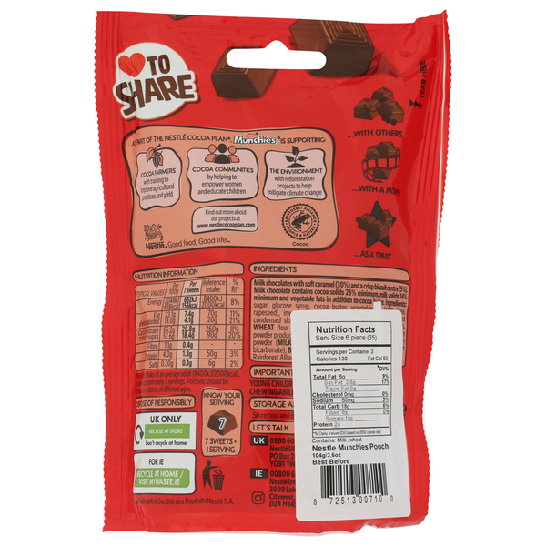 Nestle Munchies Milk Choc