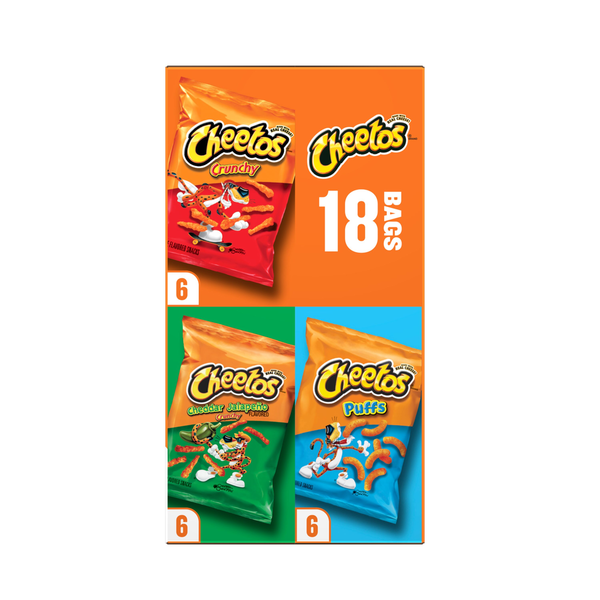 Cheetos Cheese Flavored Snacks Variety Pack