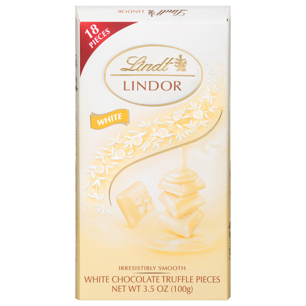 Lindt Lindor White Chocolate Candy Truffle Bar