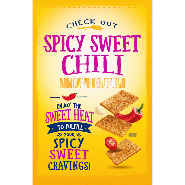 WHEAT THINS Spicy Sweet Chili Snacks, Whole Grain Wheat Crackers, Snack Crackers 8.5 oz
