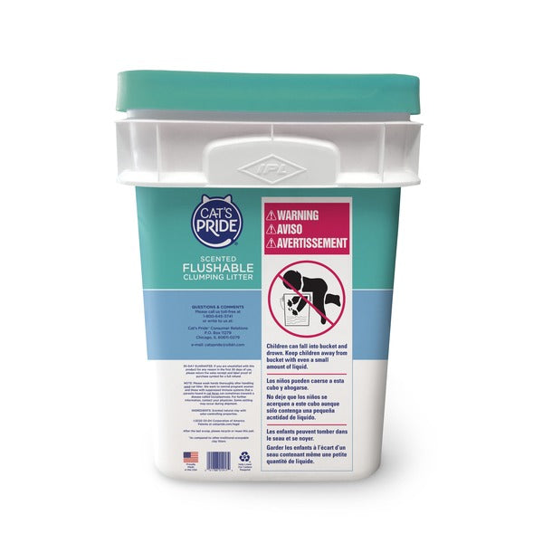 Cat's Pride Flushable Scented Lightweight Clumping Clay Cat Litter