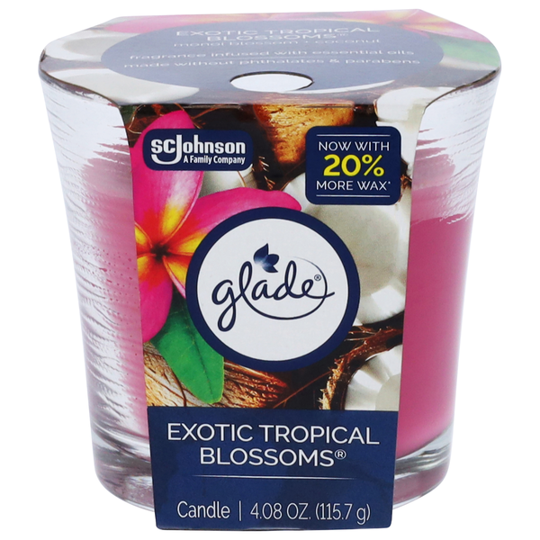 Glade Exotic Tropical Blossoms Candle