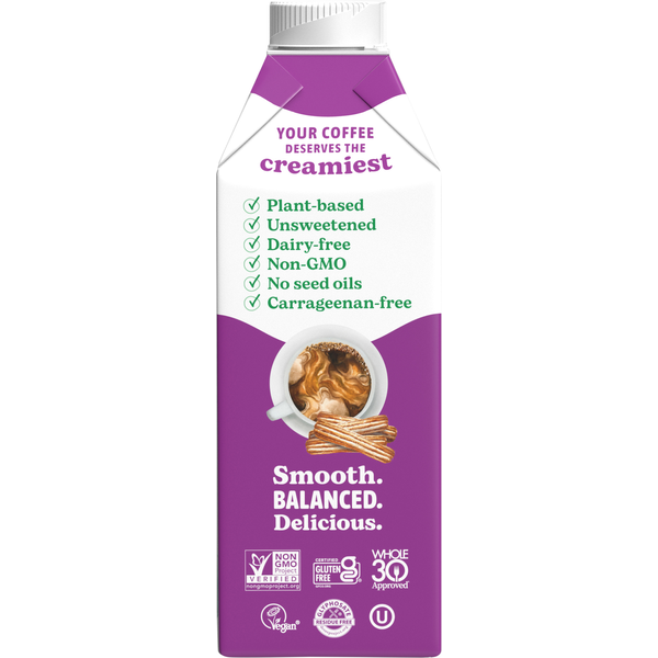 nutpods Dairy-Free Unsweetened Cinnamon Churro Coffee Creamer