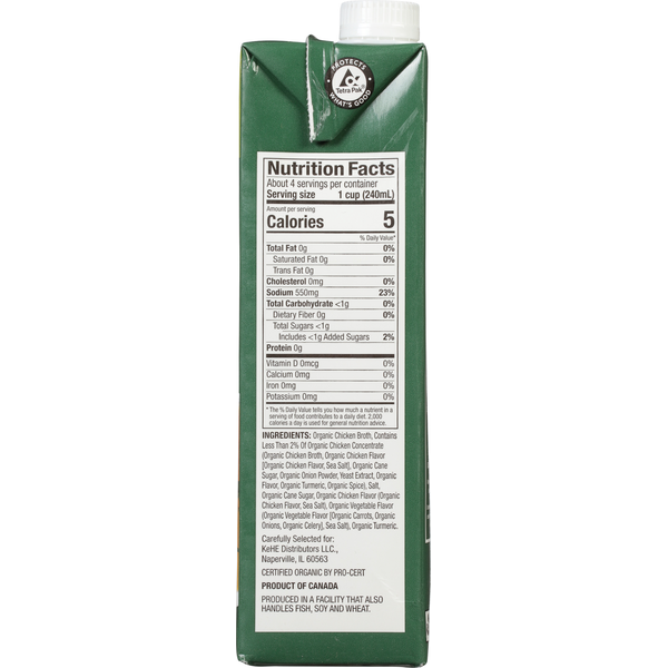 CADIA Chicken Broth, Organic