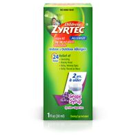 ZYRTEC 24 Hour Allergy Relief Syrup, Grape Flavor,...
️