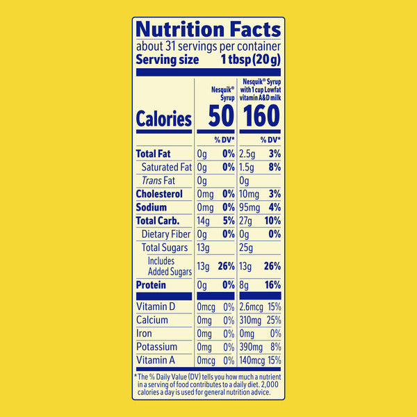 Nestlé NESQUIK Strawberry Flavored Syrup