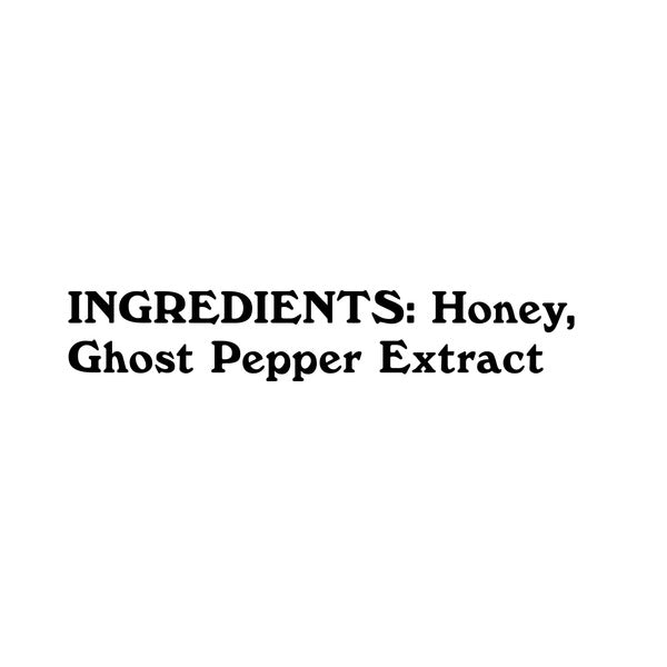 Honey In The Raw Hot Raw & Unfiltered Infused With Ghost Pepper Extract Honey