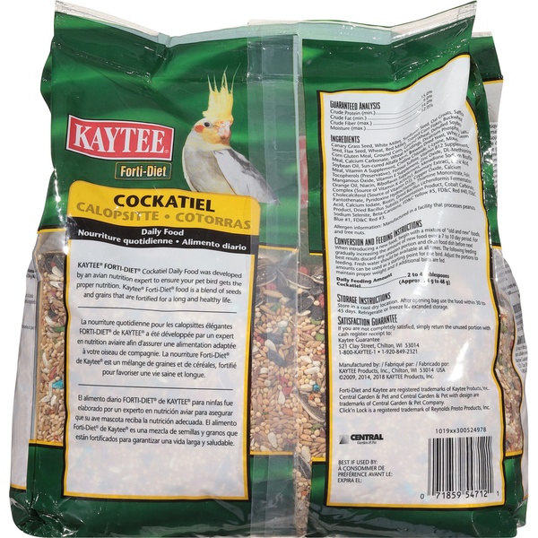 Kaytee Pet Food, Cockatiel