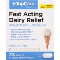 TopCare Dairy Relief, Fast Acting, Caplets️