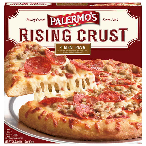 Palermo's Primo Thin Pizza, 4 Meat, Rising Crust