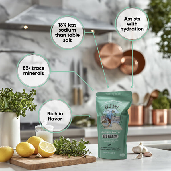 Nature's Pantry Celt Salt, Fine Ground Bag