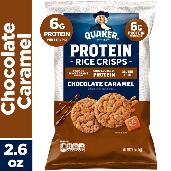 Quaker Protein Rice Crisps Chocolate Caramel