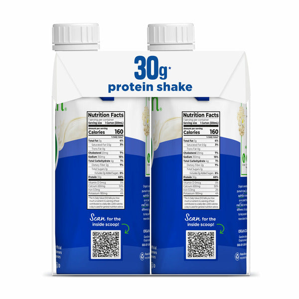 Orgain 30g Protein Shake, Dairy Based - Vanilla Bean