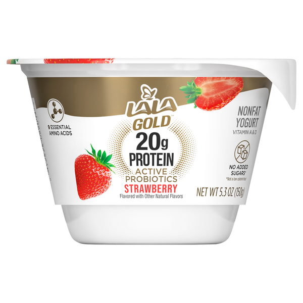 LALA Nonfat Strawberry Yogurt
