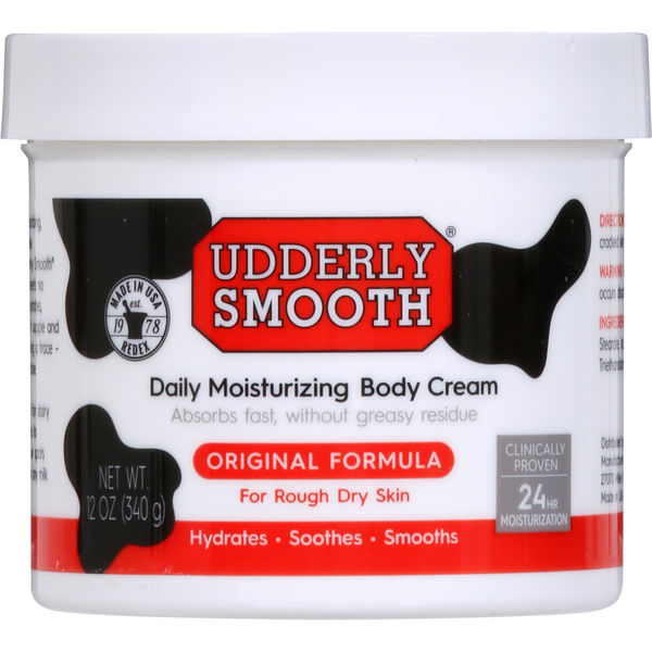 Udderly Smooth Body Cream, Daily Moisturizing, Original Formula