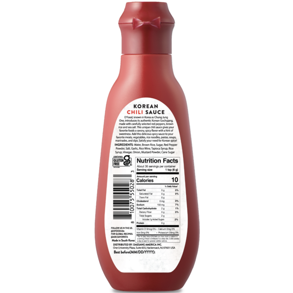 O'Food Gochujang Korean Chili Sauce