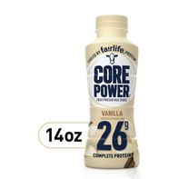 Core Power Protein Shake, Vanilla, 26G Bottle️