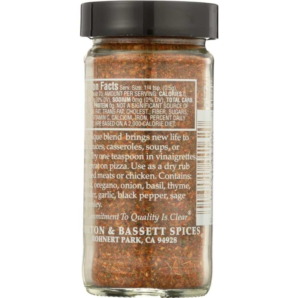 Italian Seasoning -MORTON & BASSETT 1.5oz| Delicious Flavor Enhancement