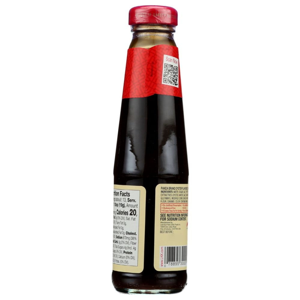 LEE KUM KEE: Panda Brand Oyster Flavored Sauce, 9 oz