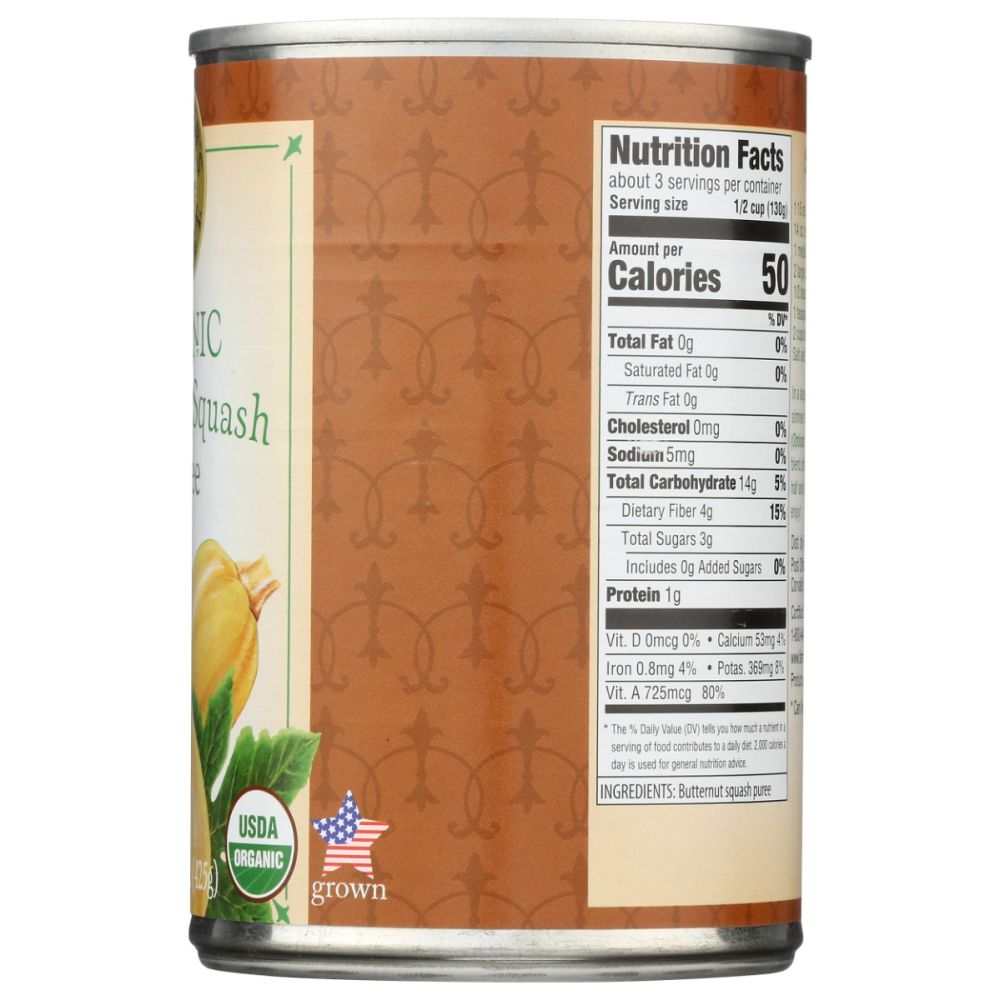 FARMERS MARKET FOODS: Organic Butternut Squash Puree, 15 oz