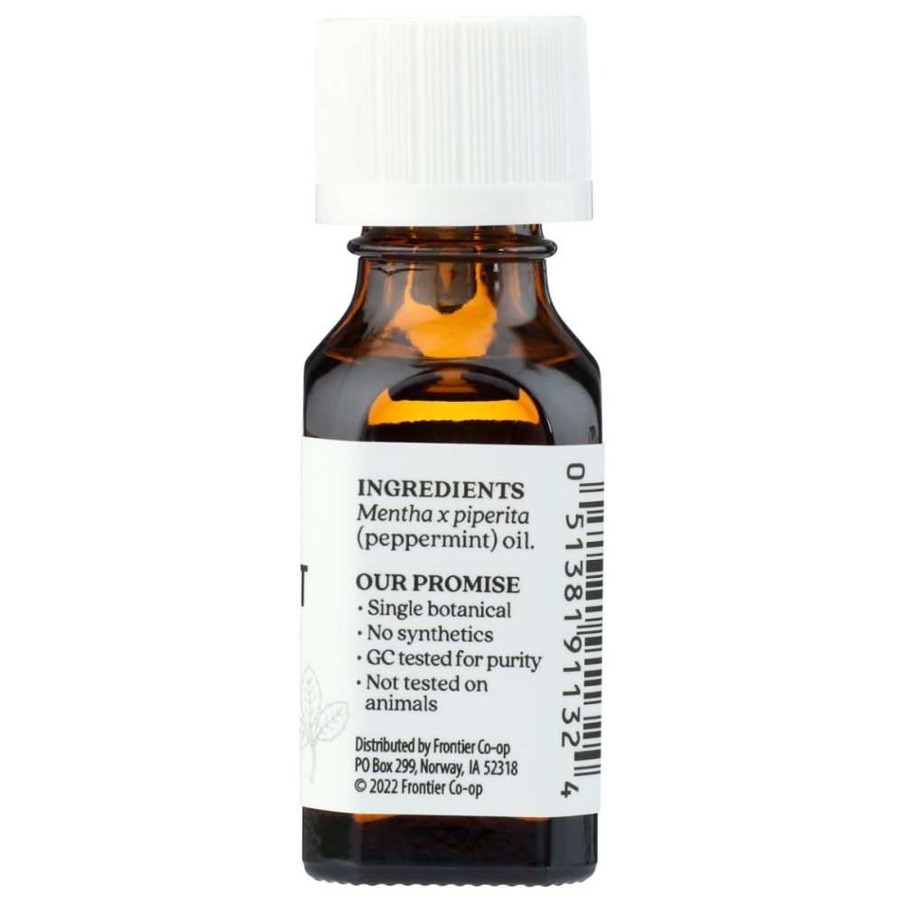 AURA CACIA: Peppermint Essential Oil, 0.5 oz