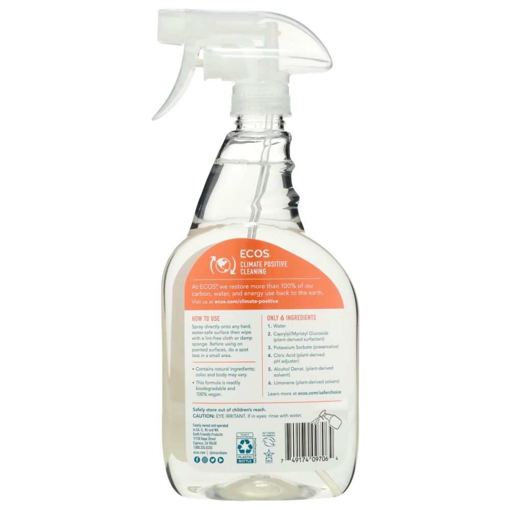 ECOS All Purpose Cleaner Orange - Eco-Friendly 22oz for Tough Residue