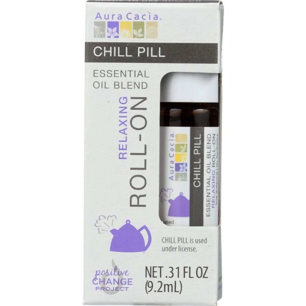 AURA CACIA: Chill Pill Roll On, 0.31 fo