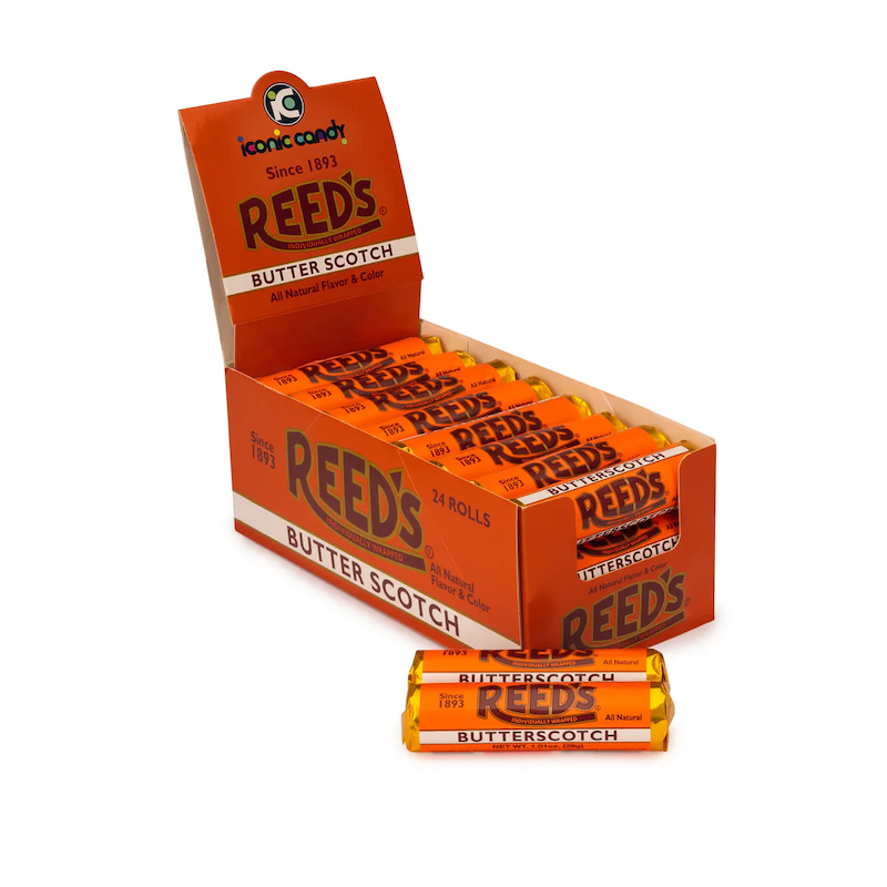 Reed’s Butterscotch Hard Candy Rolls