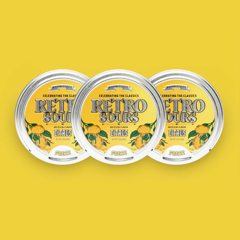 Iconic Candy Retro Sours Citrus