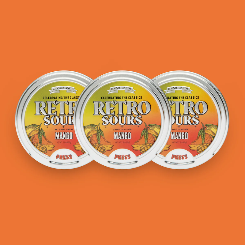 Iconic Candy Retro Sours Mango