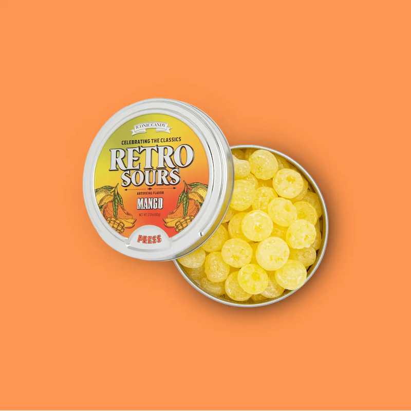Iconic Candy Retro Sours Mango
