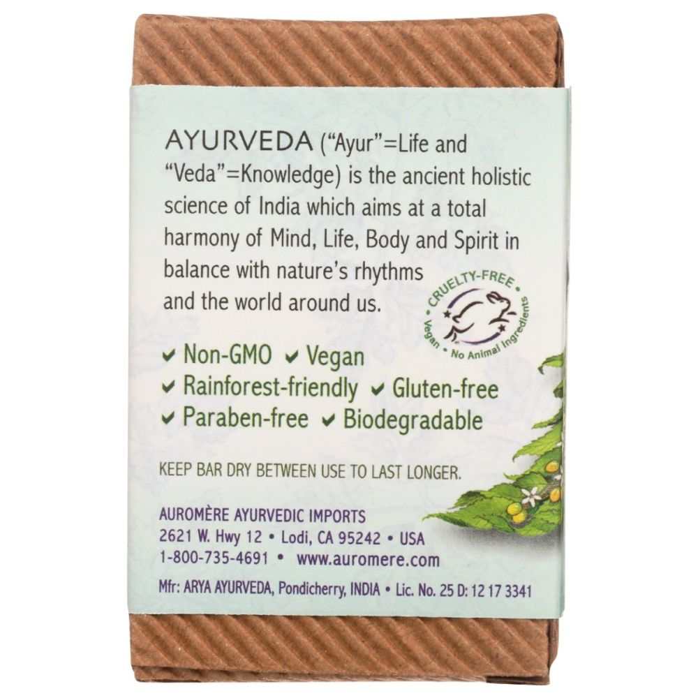 AUROMERE: Tulsi Neem Ayurvedic Soap, 30 pc