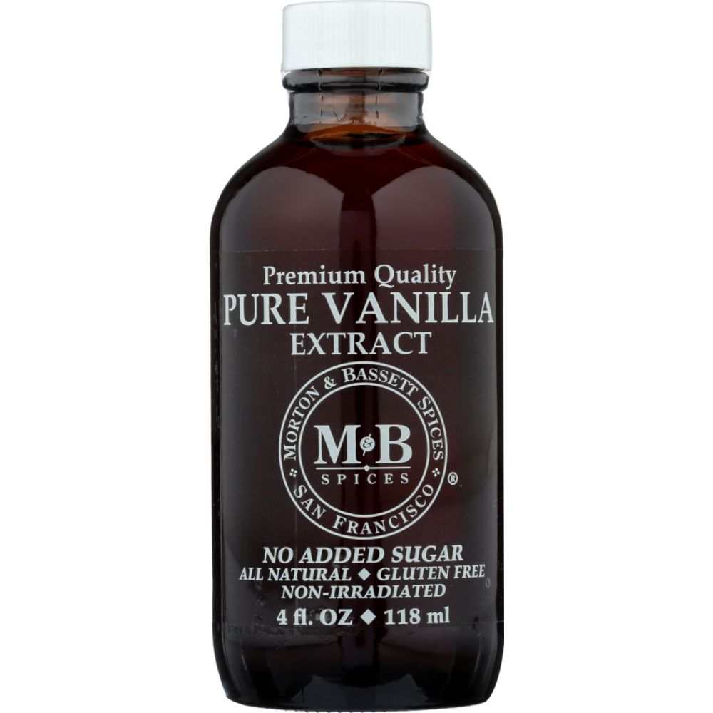 Morton & Bassett Vanilla Extract, 4 oz | Pure & Rich Natural Flavor