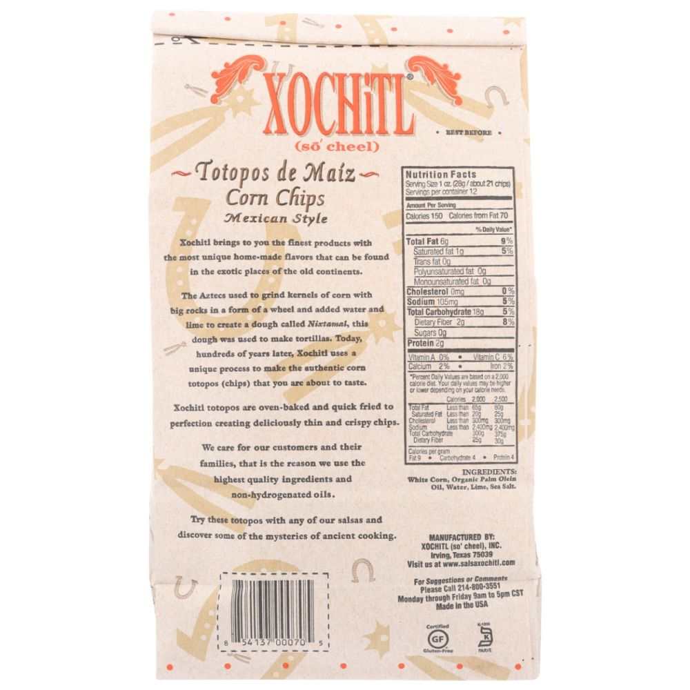 XOCHITL Salted Corn Chips - Crispy, Authentic Mexican | Tortilla Chips